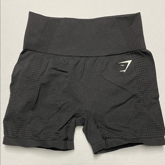 Gymshark Pants - Gymshark Black Athletic Shorts with Logo